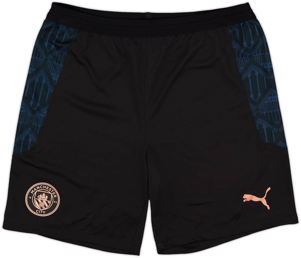 2019-20 Manchester City Youth Issue Puma Training Shorts U15 - 10/10 - (M)