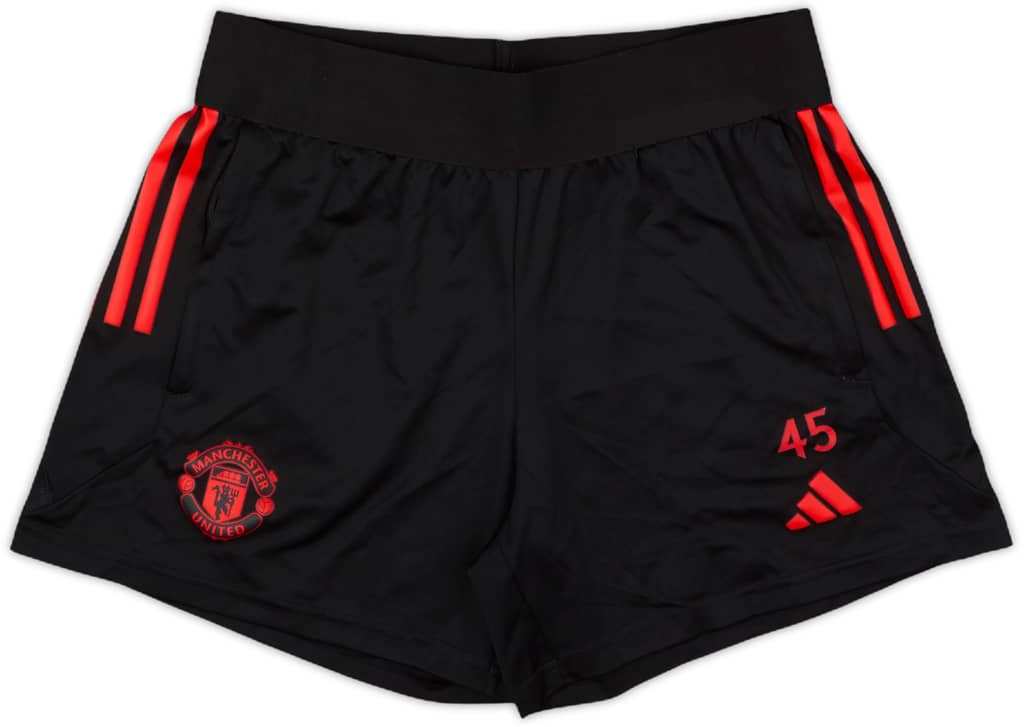2023-24 Manchester United Player Issue Training Shorts #45 - 10/10 - (Women's M)