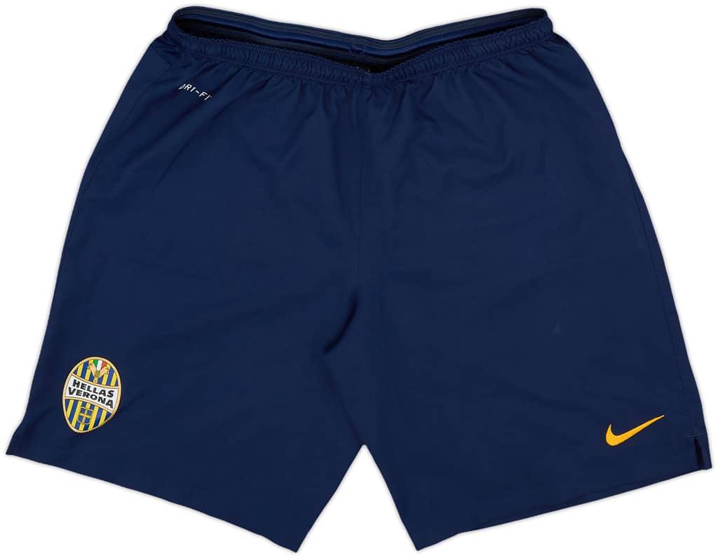 2014-15 Hellas Verona Home Shorts - 10/10 - (L)