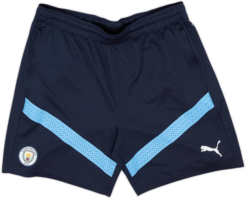 2021-22 Manchester City Puma Training Shorts - 10/10 - (L)