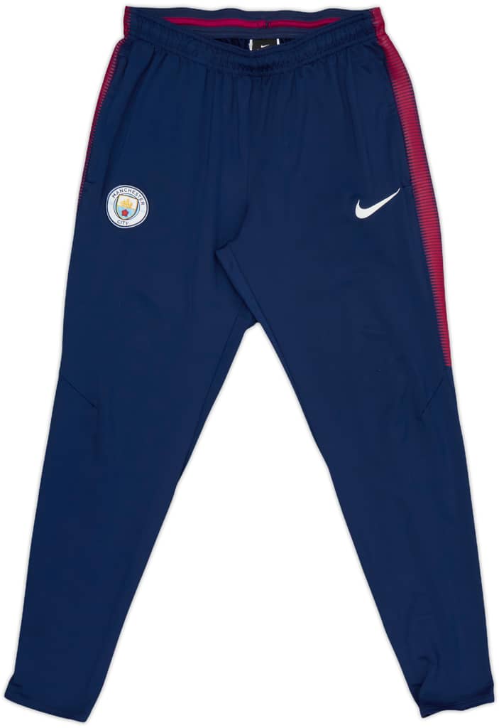 2017-18 Manchester City Nike Track Pants/Bottoms - 9/10 - (M)