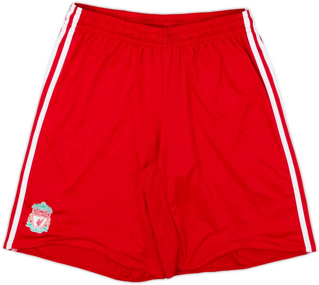 2008-09 Liverpool Home Shorts - 8/10 - (XL)