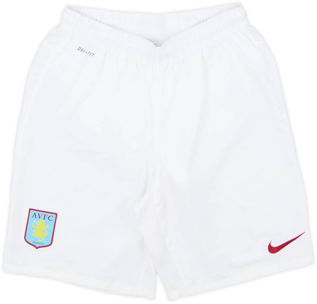 2011-12 Aston Villa Home Shorts - 8/10 - (M)