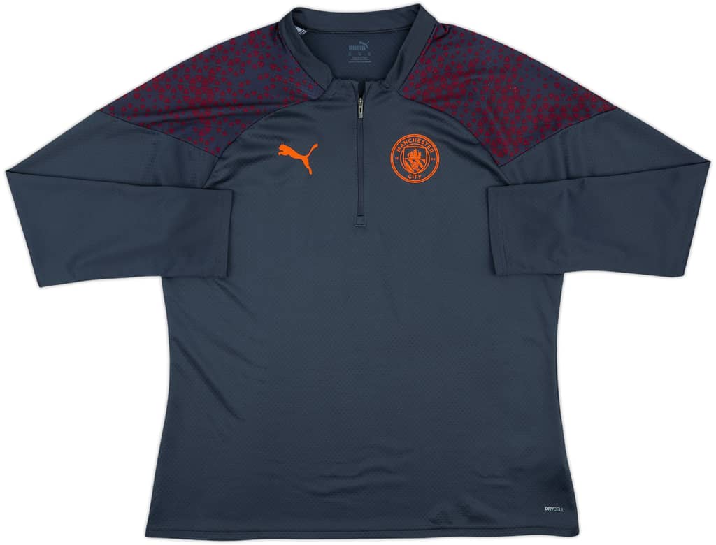 2023-24 Manchester City Puma 1/4 Zip Training Top - 7/10 - (XL)