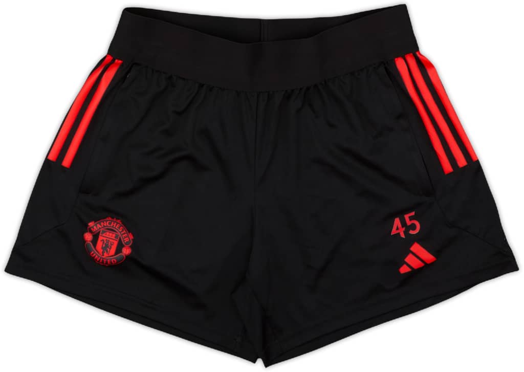 2023-24 Manchester United Player Issue Training Shorts #45 - 10/10 - (Women's M)