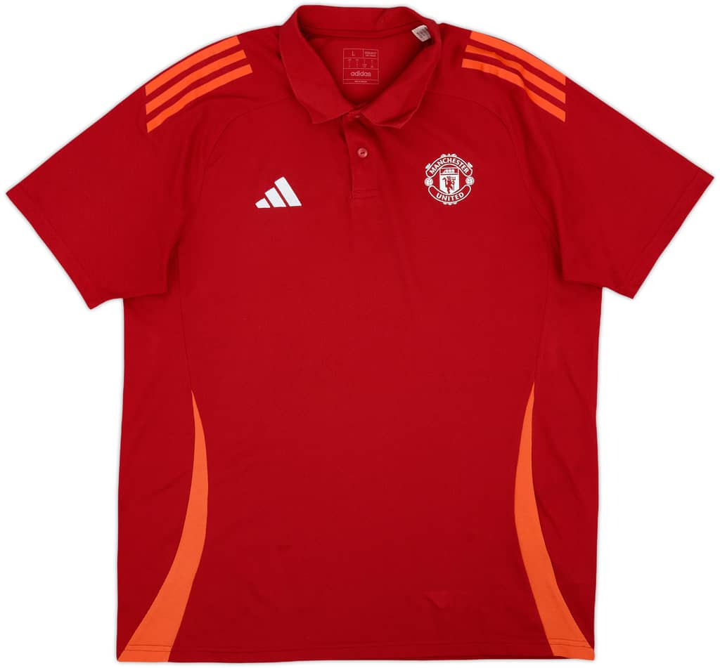 2023-24 Manchester United adidas Polo Shirt - 8/10 - (L)