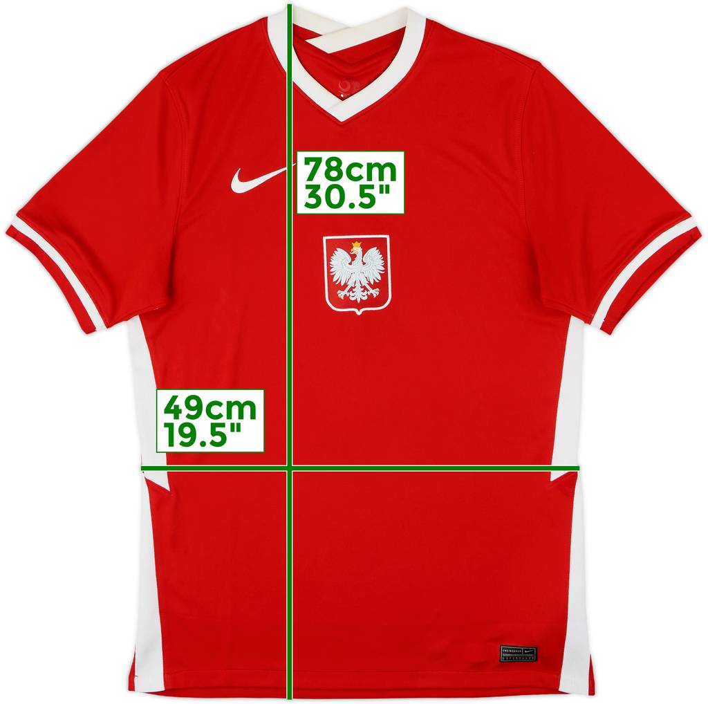 2020-21 Poland Away Shirt - 9/10 - (M)