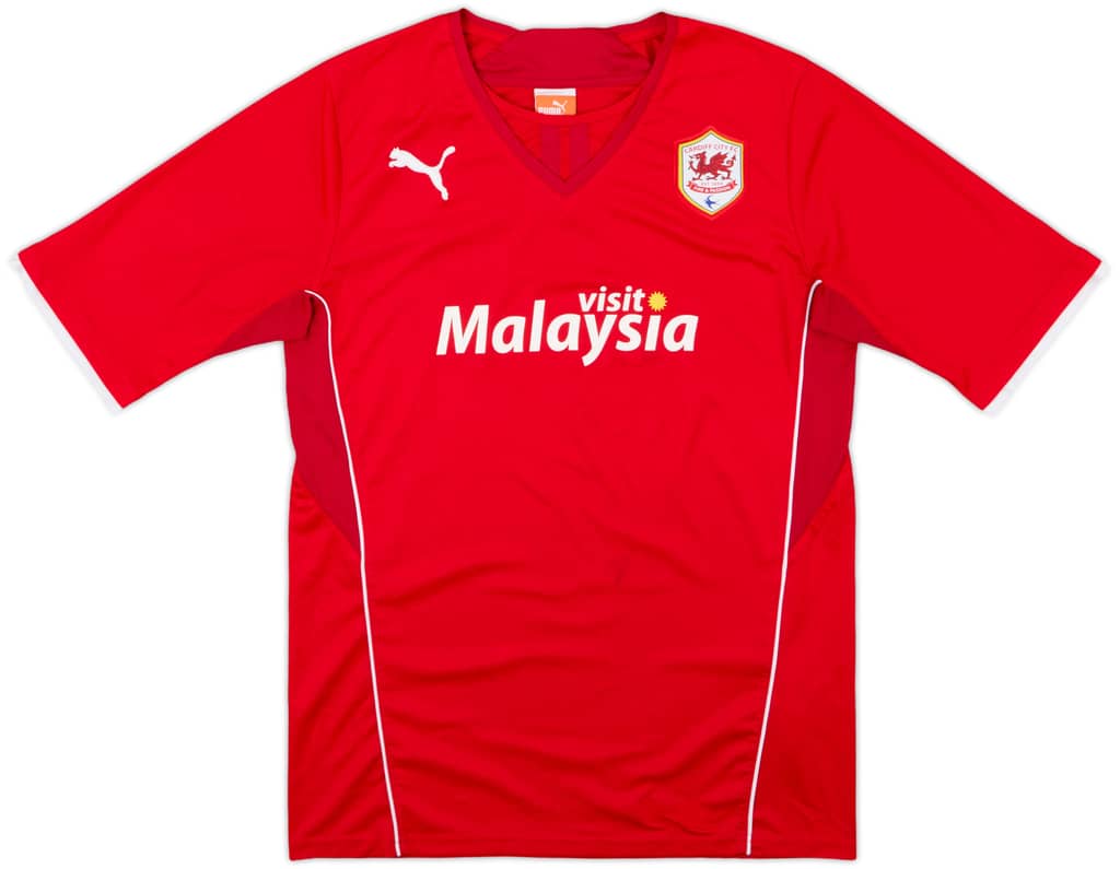 2013-14 Cardiff Home Shirt - 6/10 - (M)