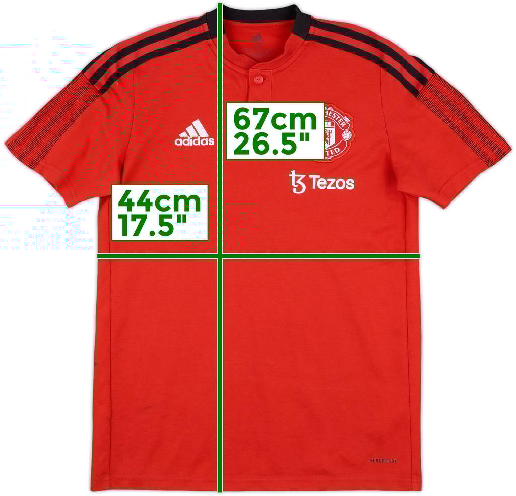 2021-22 Manchester United adidas Polo Shirt - 10/10 - (XS)