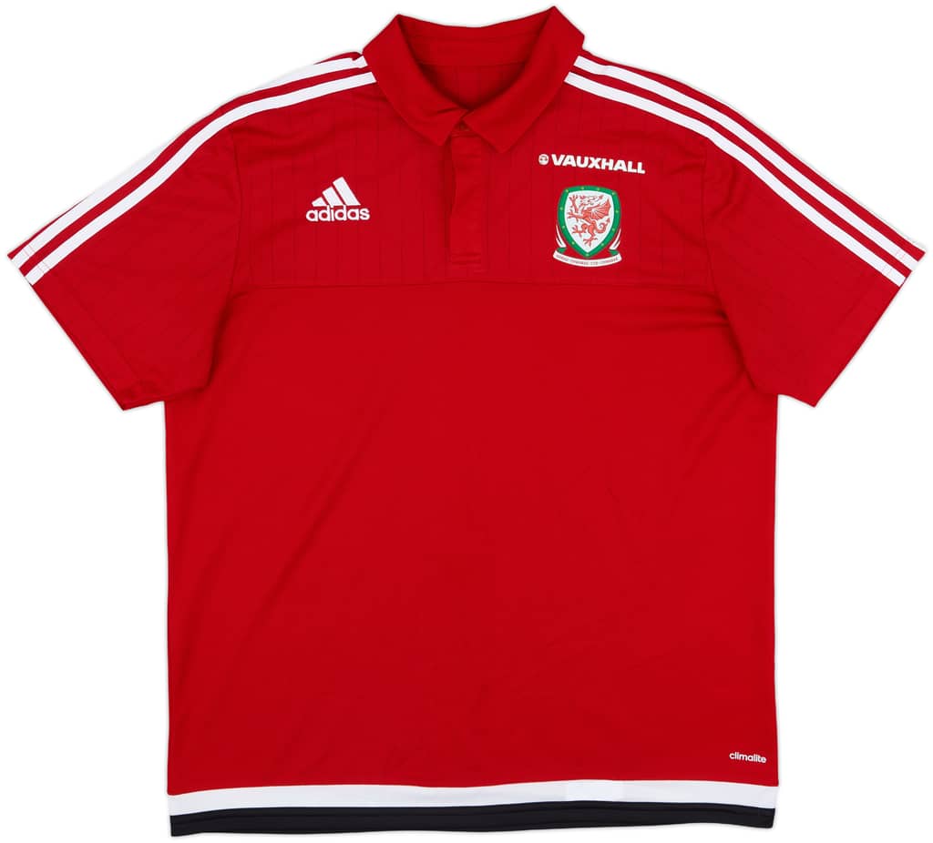 2016-17 Wales adidas Polo Shirt - 7/10 - (L)