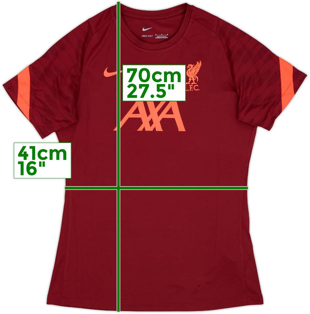 2021-22 Liverpool Nike Training Shirt - 9/10 - (Women's M)