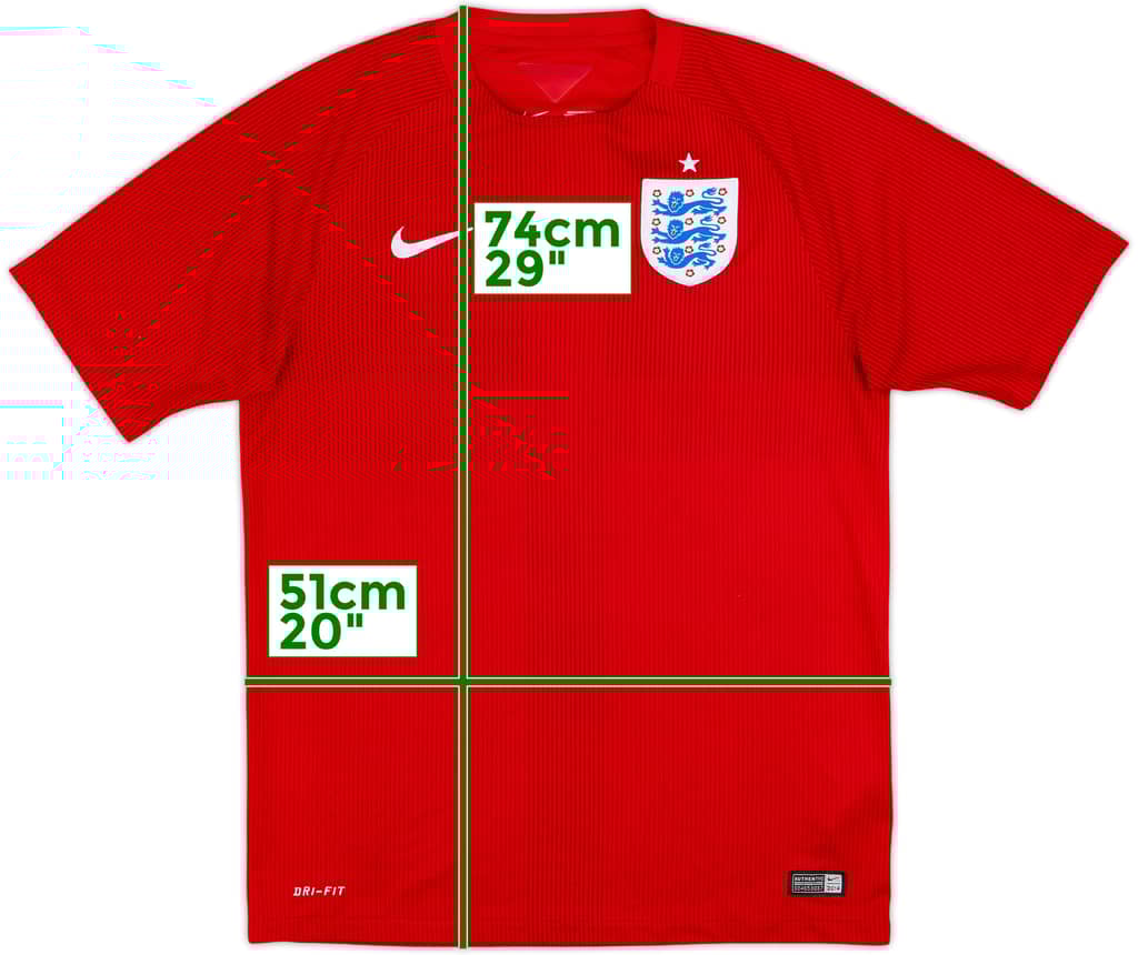 2014-15 England Away Shirt - 6/10 - (M)