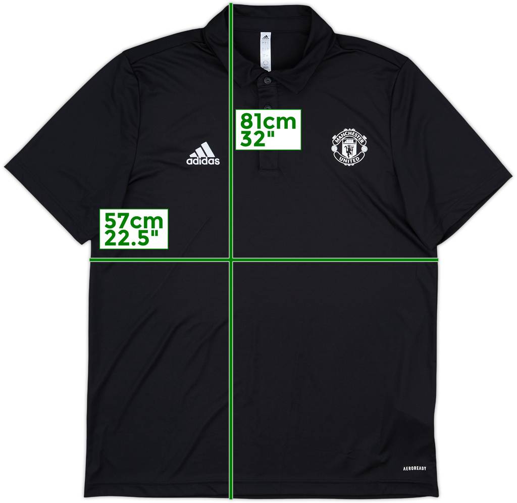 2023-24 Manchester United adidas Polo Shirt - 9/10 - (L)