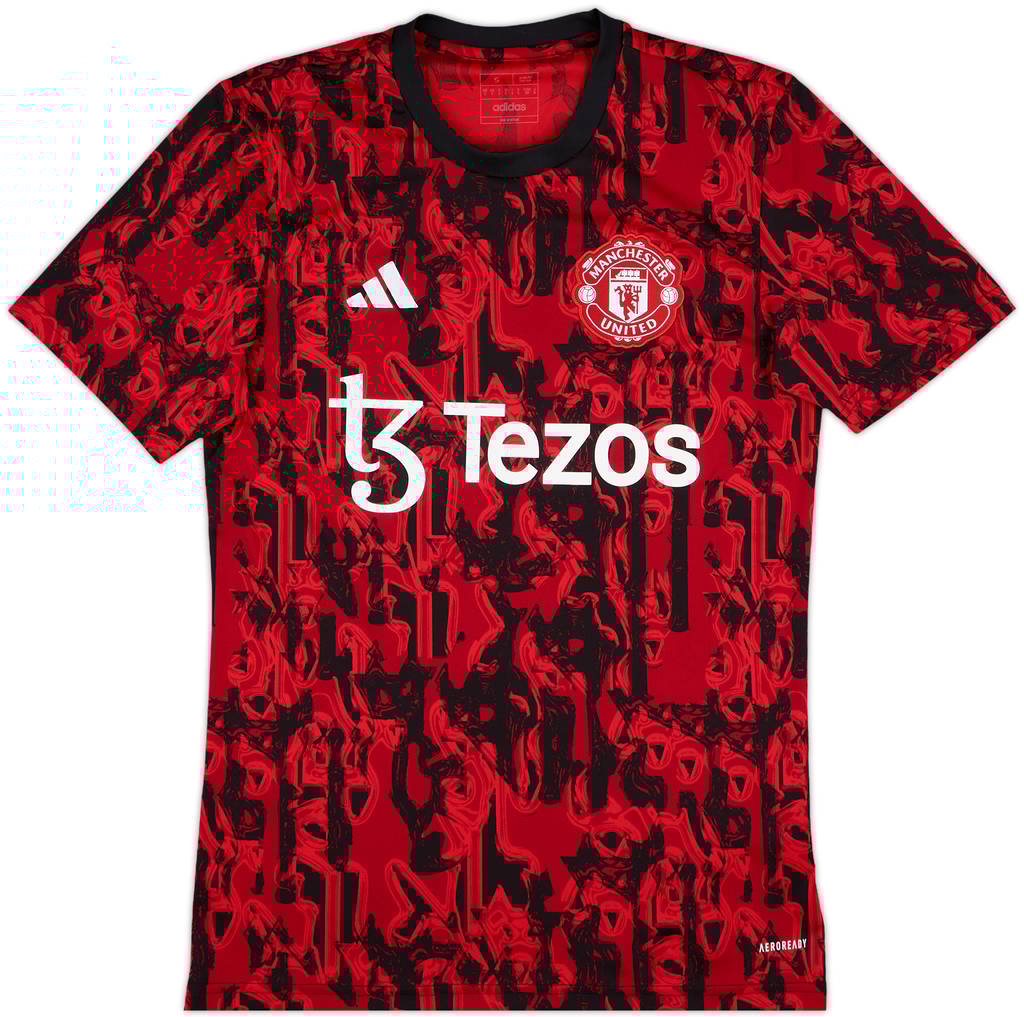 2023-24 Manchester United adidas Training Shirt - 9/10 - (S)