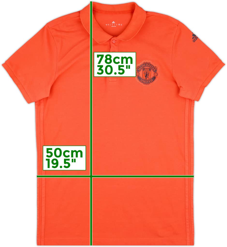 2016-17 Manchester United adidas Polo Shirt - 8/10 - (M)