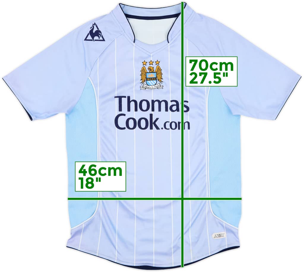 2007-08 Manchester City Home Shirt - 5/10 - (S)