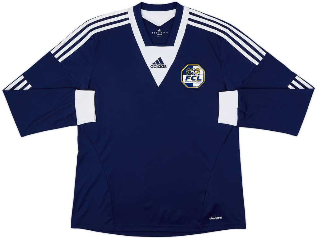 2014-15 Luzern Home L/S Shirt - 10/10 - (L)