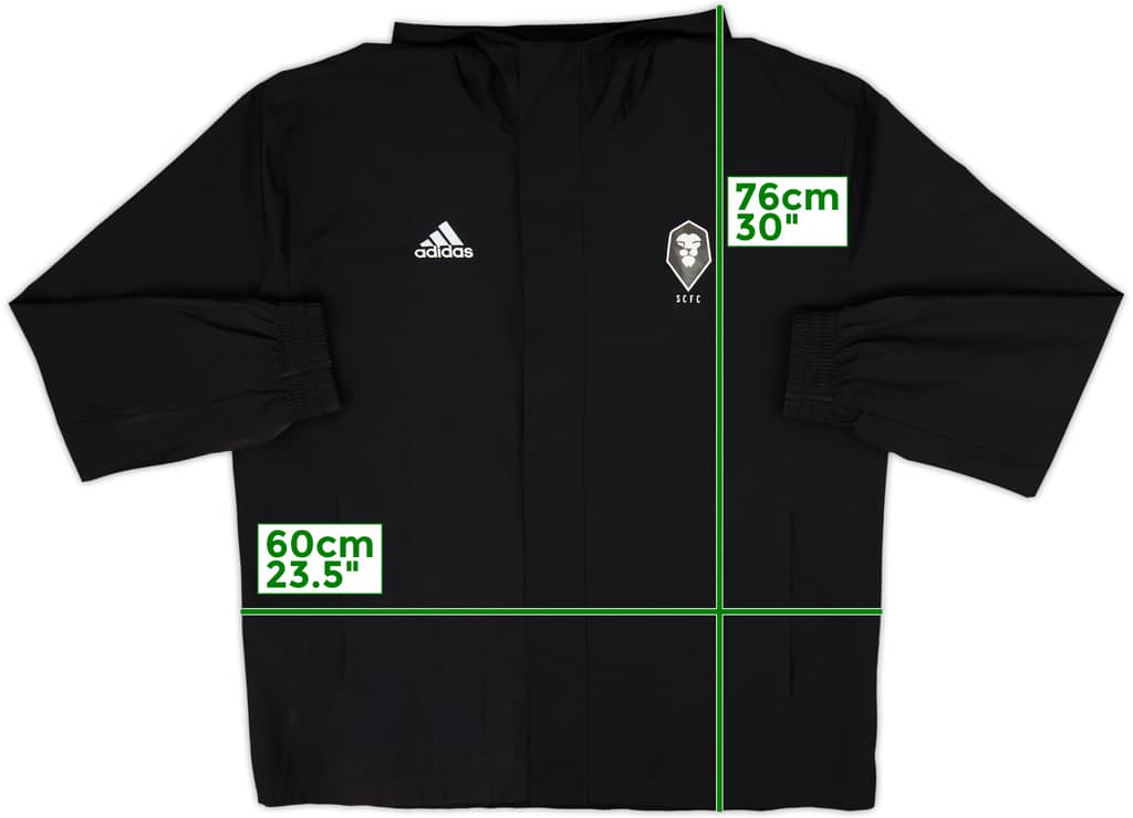 2022-23 Salford City adidas Hooded Rain Jacket - 3/10 - (XXL)