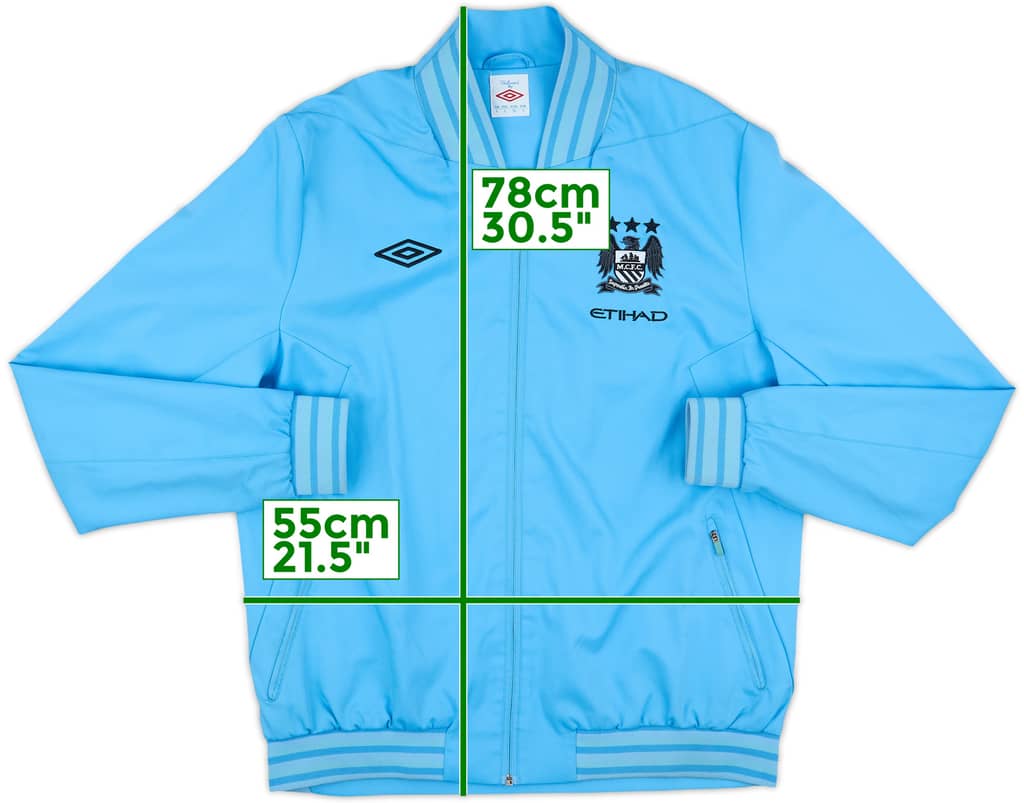 2012-13 Manchester City Umbro Track Jacket - 8/10 - (L)