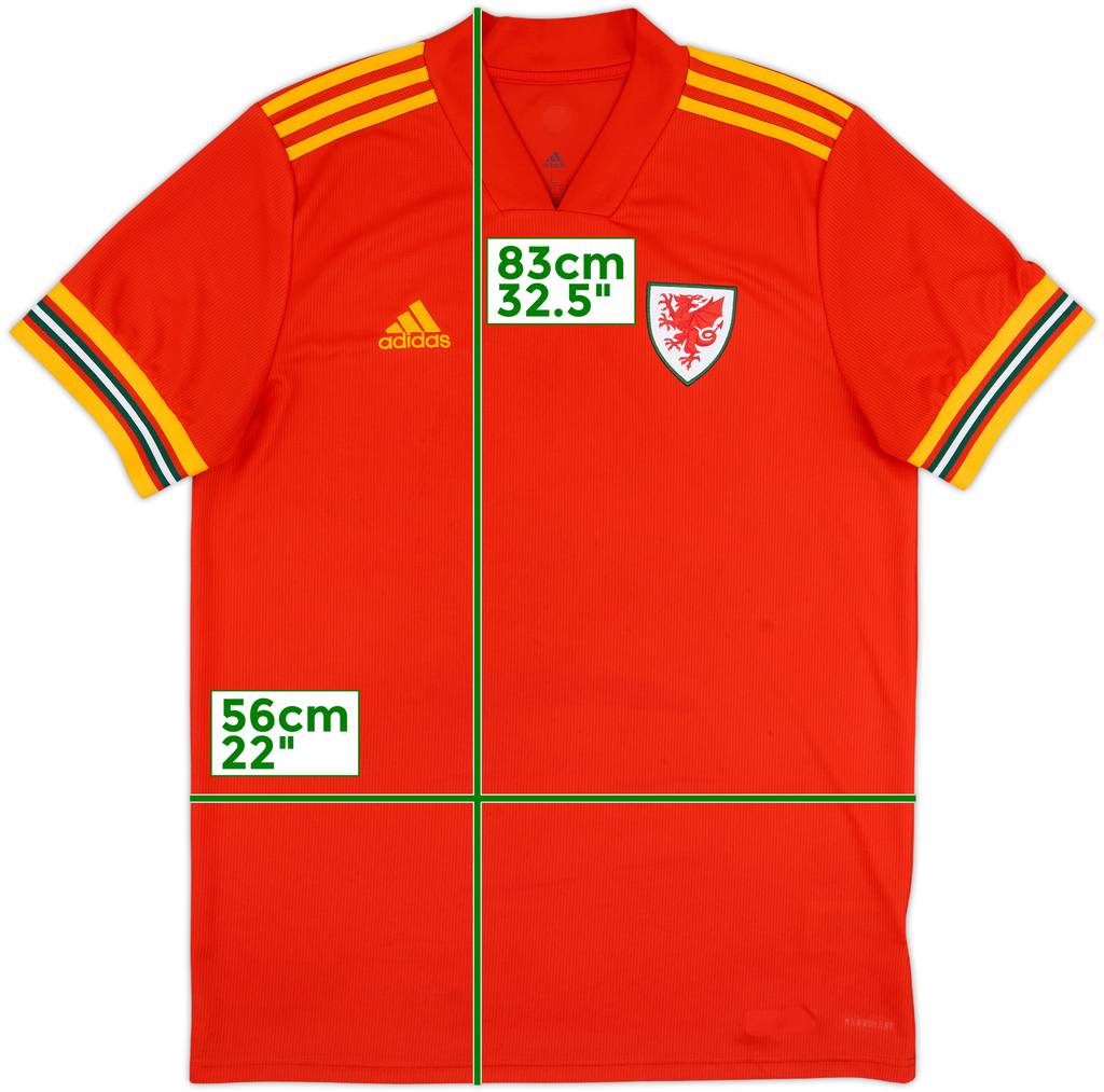 2020-21 Wales Home Shirt - 7/10 - (L)