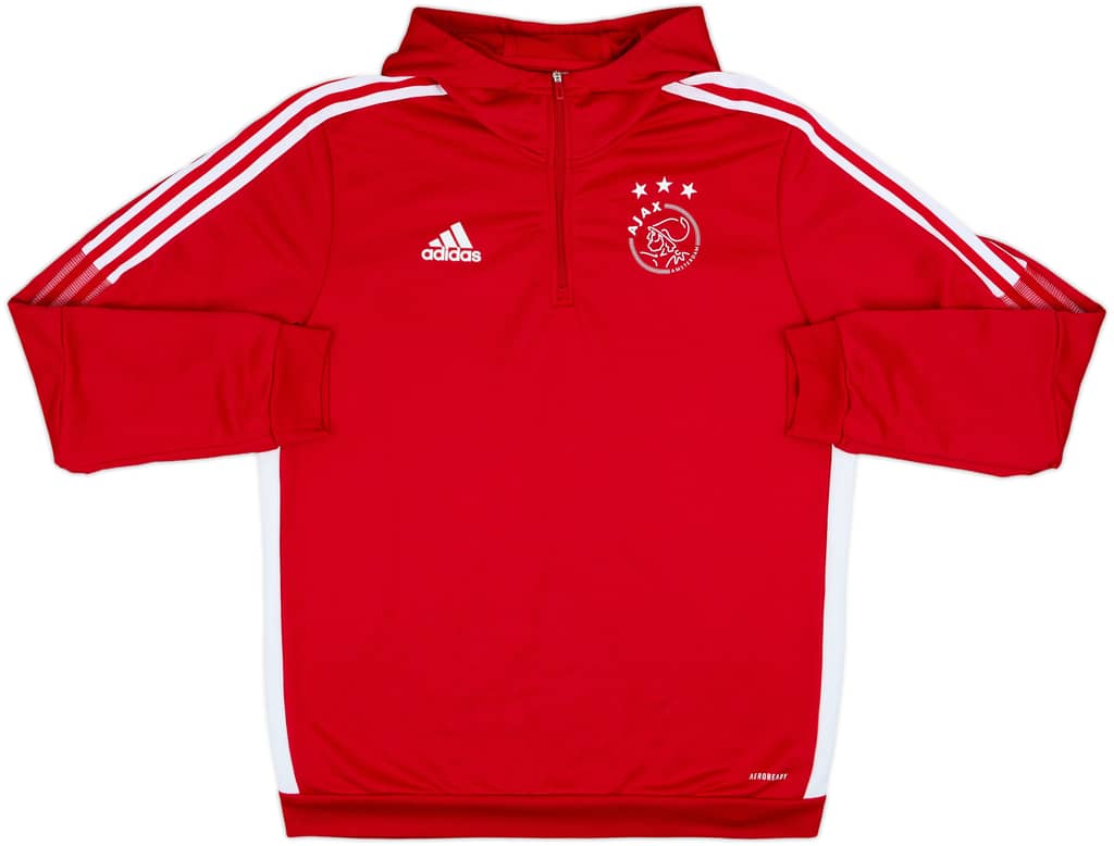 2021-22 Ajax adidas Hooded Track Jacket - 8/10 - (L)