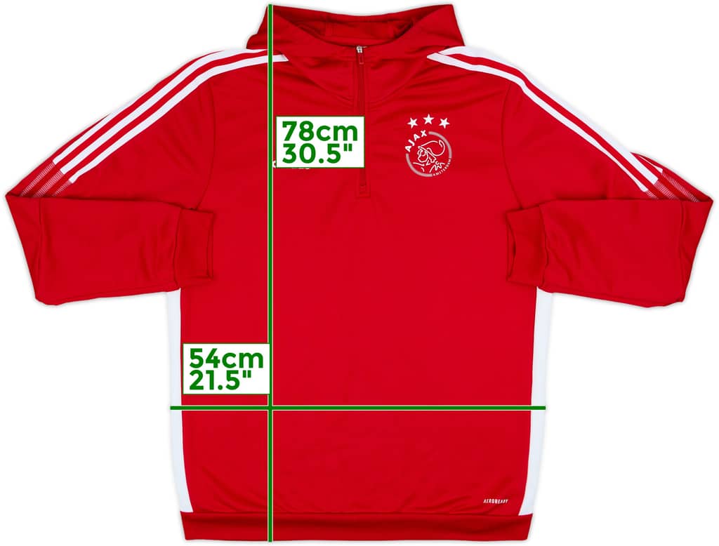 2021-22 Ajax adidas Hooded Track Jacket - 8/10 - (L)