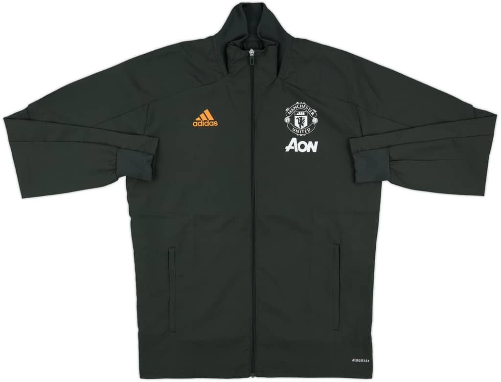 2020-21 Manchester United adidas Hooded Track Jacket - 10/10 - (M)