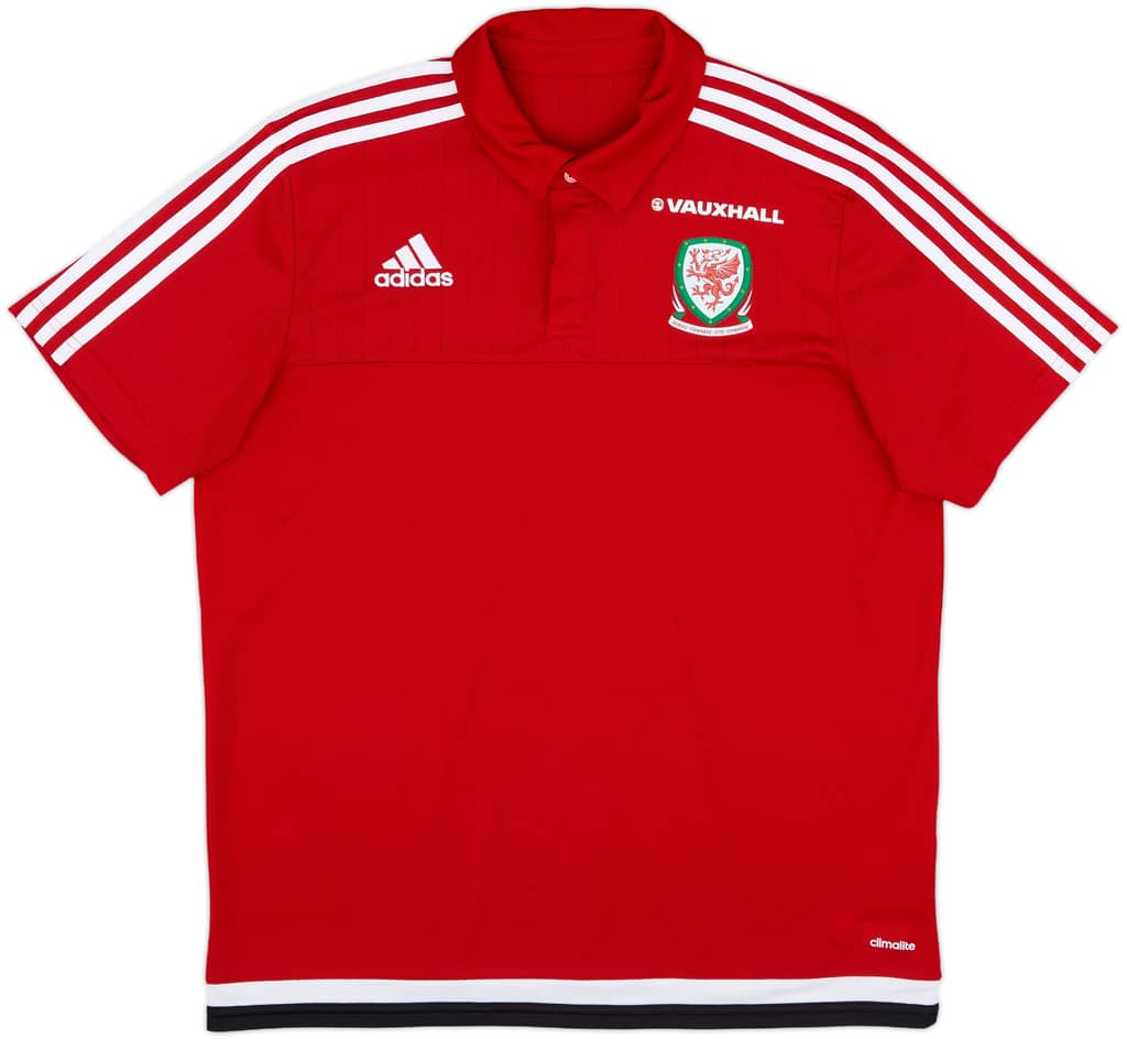 2016-17 Wales adidas Polo Shirt - 8/10 - (L)
