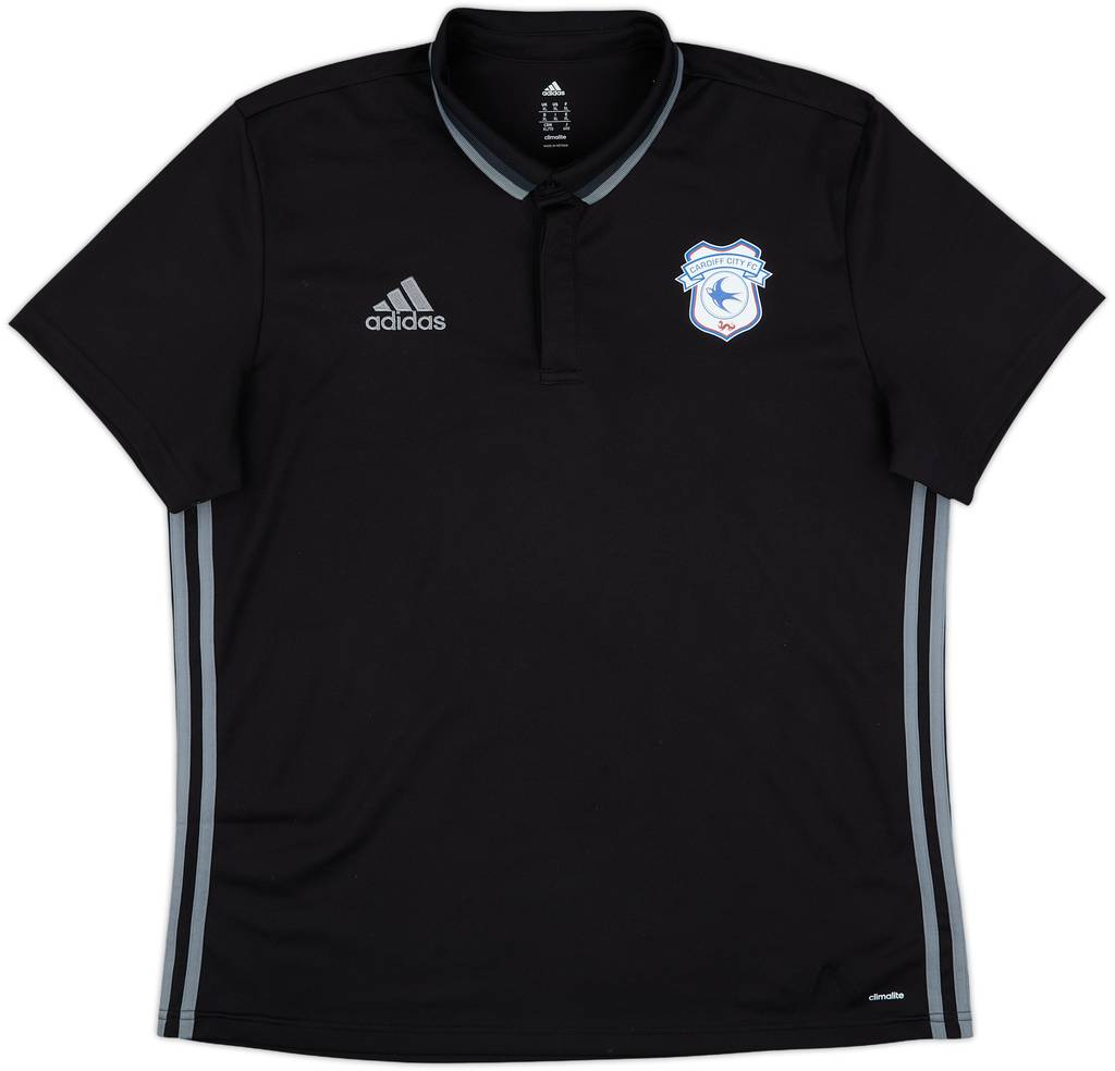 2016-17 Cardiff City adidas Polo Shirt - 10/10 - (XL)