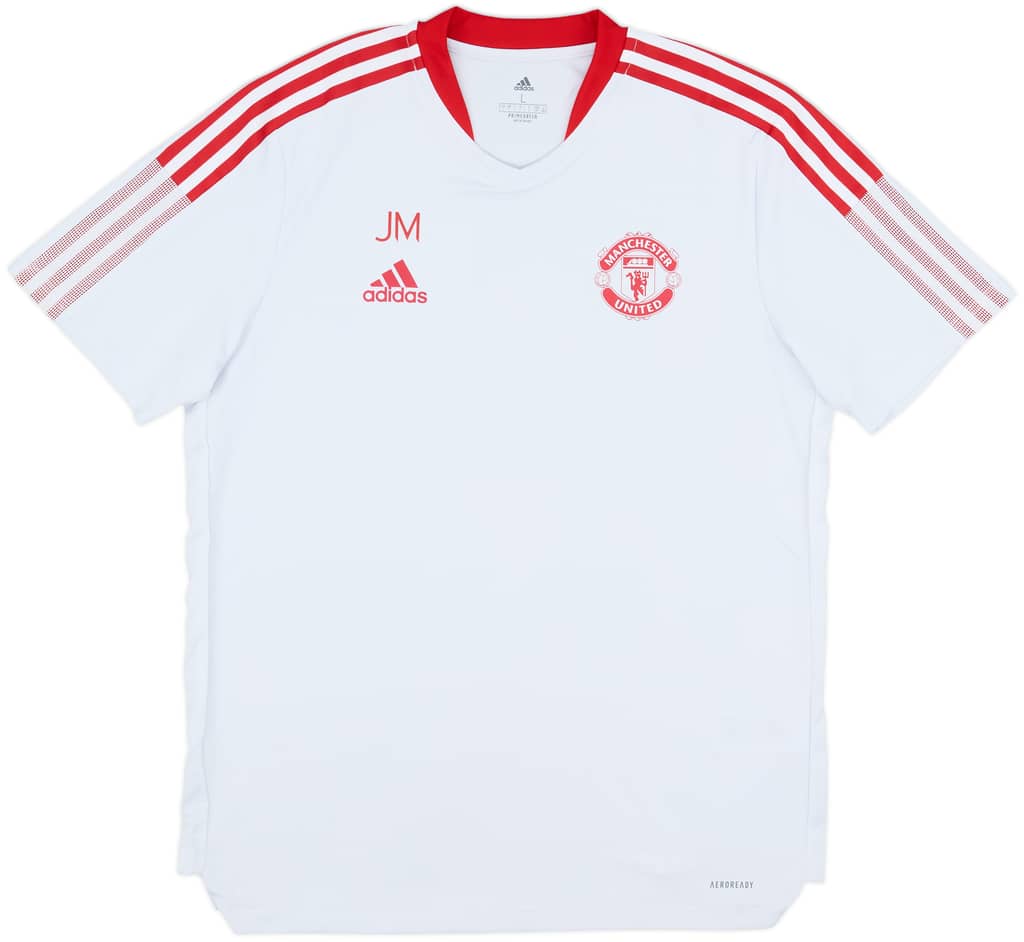 2021-22 Manchester United adidas Staff Issue Training Shirt JM - 7/10 - (L)
