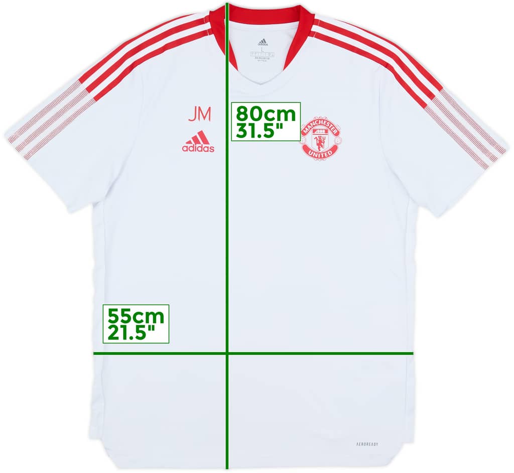 2021-22 Manchester United adidas Staff Issue Training Shirt JM - 7/10 - (L)