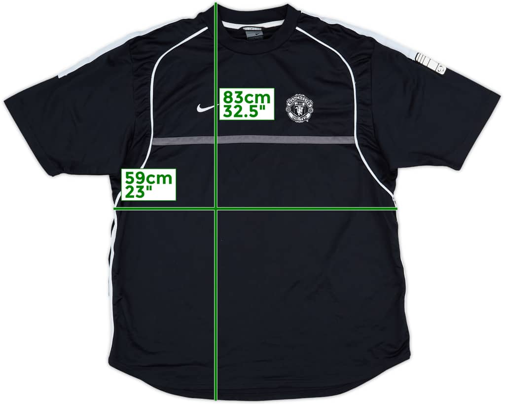 2002-03 Manchester United Nike Training Shirt - 8/10 - (XXL)