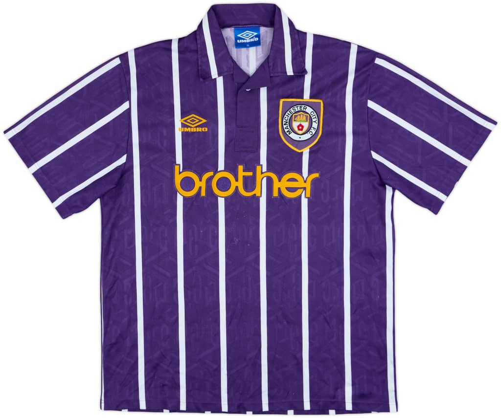 1993-94 Manchester City Away Shirt - 5/10 - (XL)