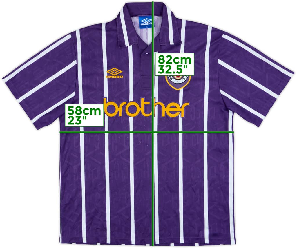 1993-94 Manchester City Away Shirt - 5/10 - (XL)