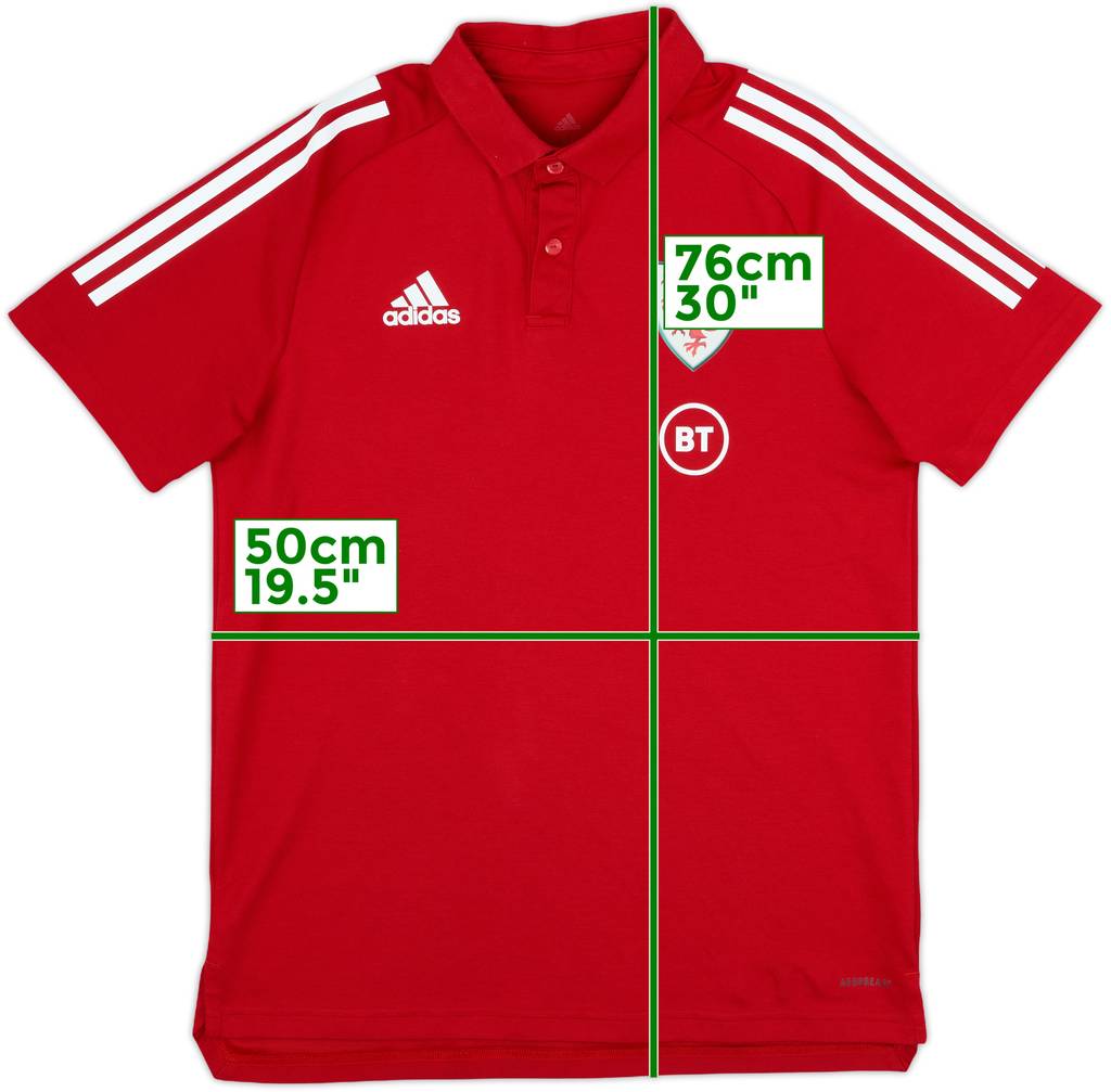 2019-20 Wales adidas Polo Shirt - 8/10 - (M)
