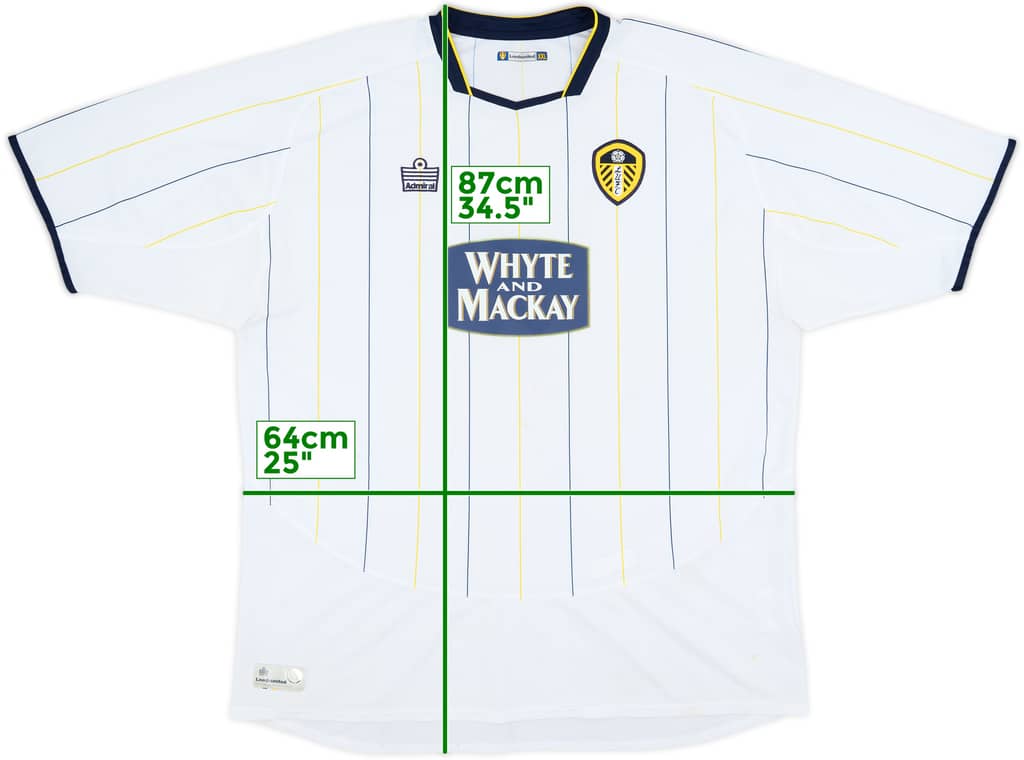 2005-06 Leeds United Home Shirt - 5/10 - (XXL)