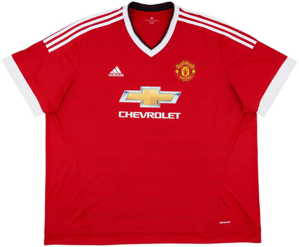 2015-16 Manchester United Home Shirt - 9/10 - (4XL)