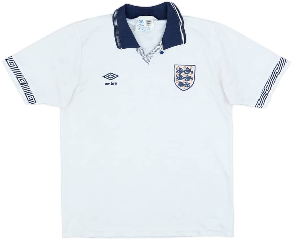1990-92 England Home Shirt - 5/10 - (M)