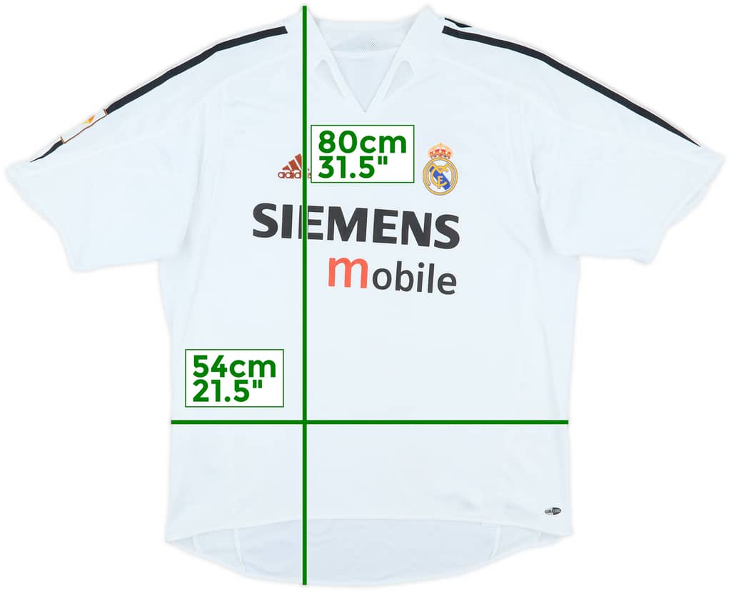 2004-05 Real Madrid Home Shirt - 5/10 - (XL)