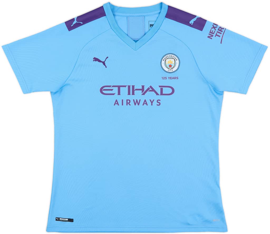 2019-20 Manchester City Home Shirt - 10/10 - (Women's XL)