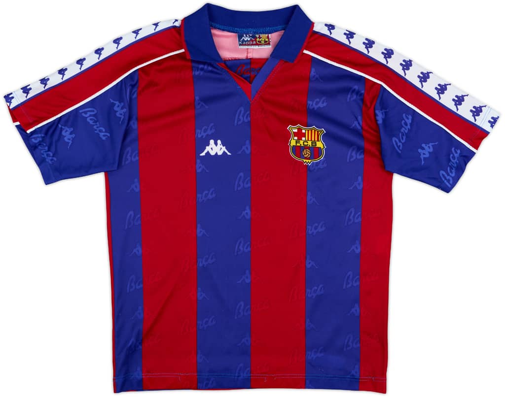 1992-95 Barcelona Home Shirt - 9/10 - (M.Boys)