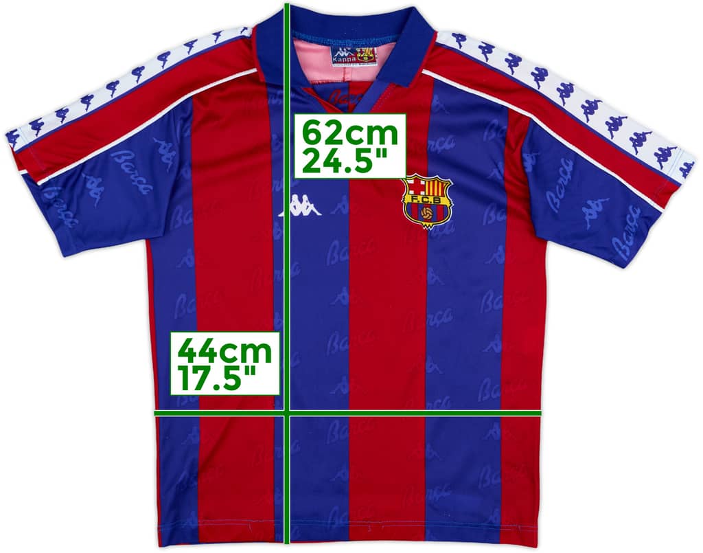 1992-95 Barcelona Home Shirt - 9/10 - (M.Boys)
