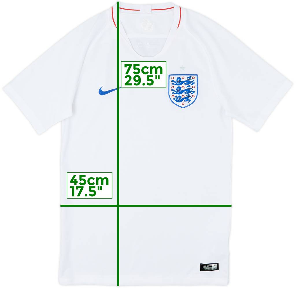 2018-19 England Home Shirt - 9/10 - (S)