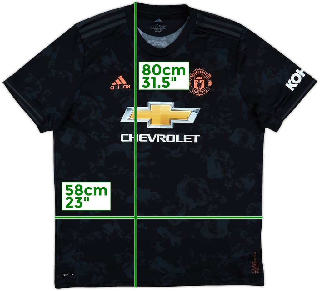 2019-20 Manchester United Third Shirt - 4/10 - (XL)