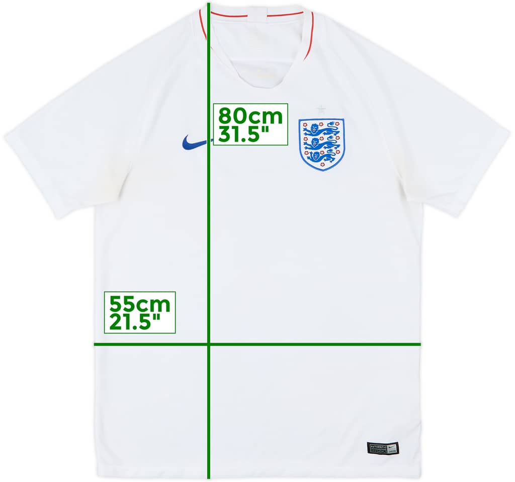 2018-19 England Home Shirt - 5/10 - (L)