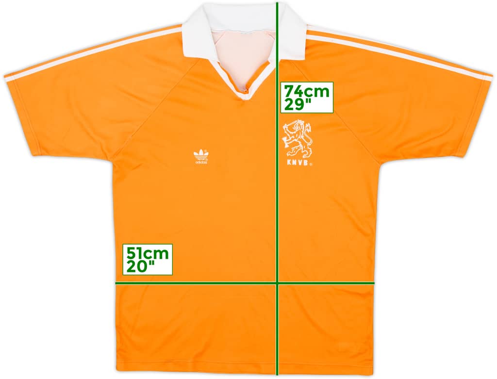 1990-92 Netherlands Home Shirt - 7/10 - (L)