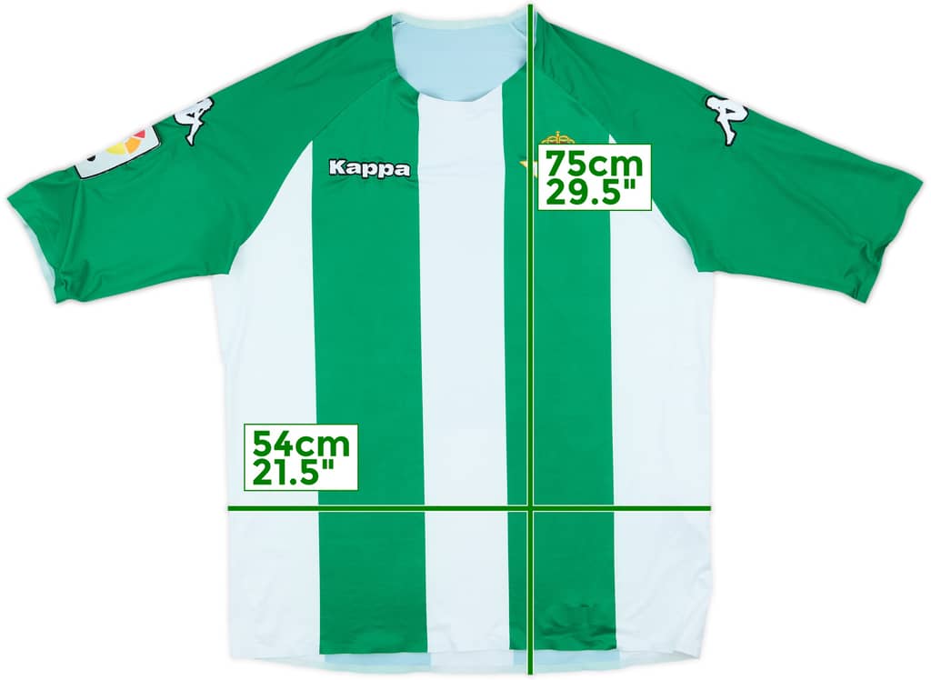 2006-07 Real Betis Player Issue Home Shirt - 7/10 - (XL)