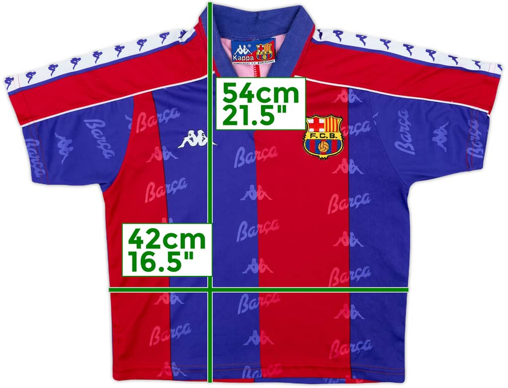 1992-95 Barcelona Home Shirt - 8/10 - (S.Boys)