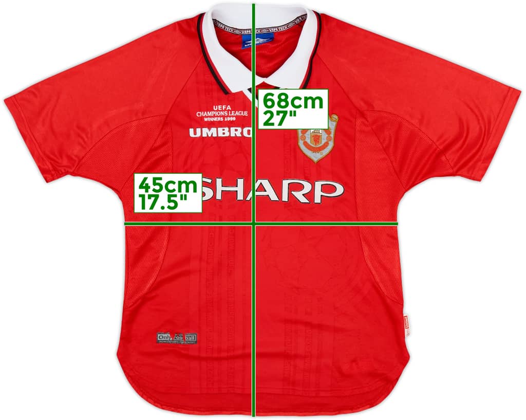 1999-00 Manchester United 'CL Winners' Shirt - 5/10 - (Y)