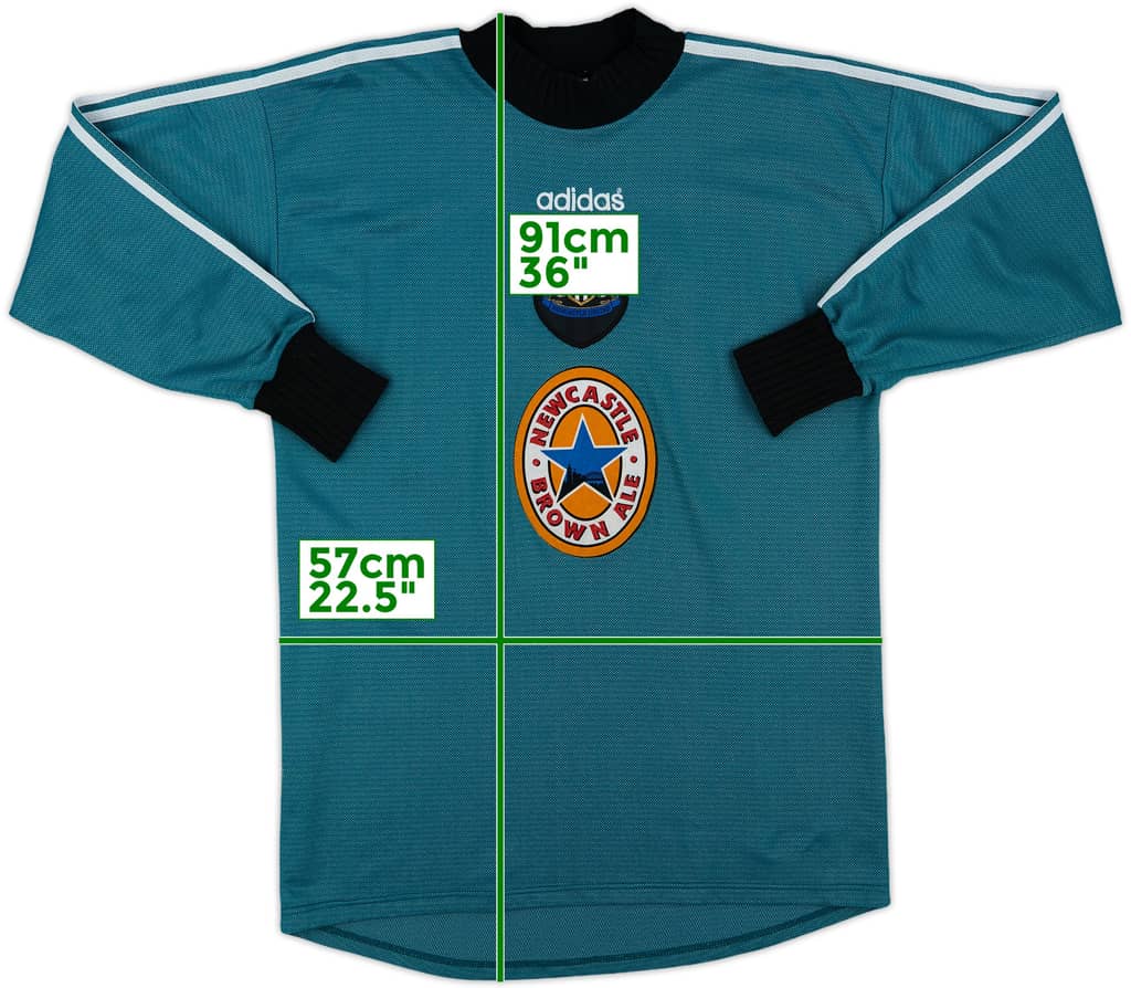 1996-97 Newcastle GK Shirt - 8/10 - (XL)